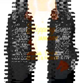 Stepping Into My January Birthday Religious Bday Afro Woman Women Sweatshirt | Seseable CA