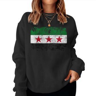 Syria Syria Flag Women's Children's Syria Sweatshirt Frauen - Geschenkecke