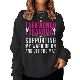 Taekwondo Grandma Proud Taekwondo Grandmother Women Sweatshirt - Thegiftio UK