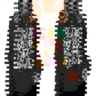 Team Mother Baby Squad Mother Baby Nurse Nursing Mom Women Sweatshirt | Seseable CA