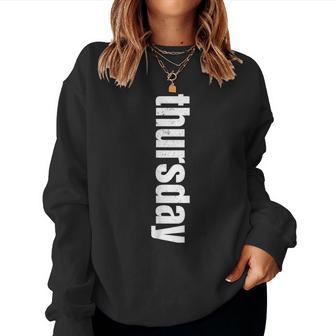Thursday Days Of The Week Boys Girls Women Sweatshirt - Thegiftio UK