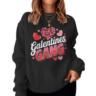 Valentines Day Galentines Gang Valentine Girls Women Sweatshirt - Thegiftio UK