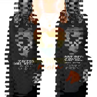 Vintage Great Pyrenees Mom Dog Lover Women Sweatshirt | Mazezy