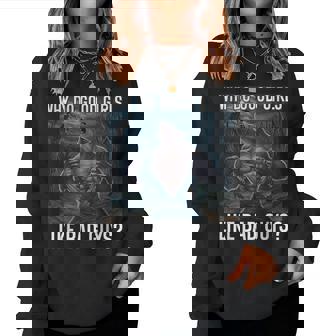 Why Do Good Girls Like Bad Guys Werewolf Sigma Alpha Women Sweatshirt - Monsterry
