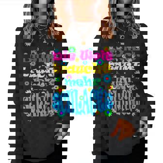 Women's With Die Welt Braucht Mehr Schlager Und Schlagermusik Sweatshirt Frauen - Seseable