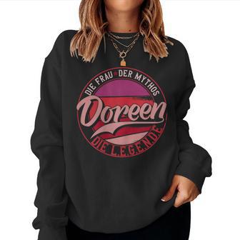 Women's Doreen The Woman Of Mythos The Legend First Name S Sweatshirt Frauen - Geschenkecke