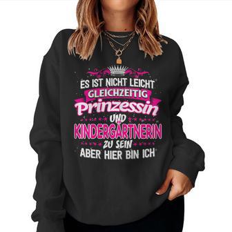 Women's Job Clothing Colleague Nursery Teacher Sweatshirt Frauen - Geschenkecke