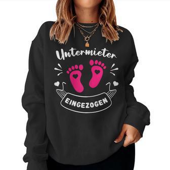 Women's Pregnant Undermeant Mothers Baby Sweatshirt Frauen - Geschenkecke