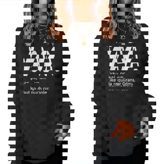 Yaya For Mother's Day Idea For Grandma Yaya Women Sweatshirt | Mazezy