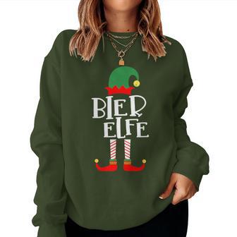 Beer Elf Family Outfit Family Partner Look Christmas Sweatshirt Frauen - Geschenkecke