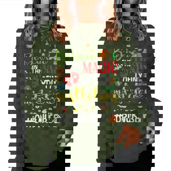Believe In The Magic Of Tiny Mistletoes Ob Nurse Christmas Women Sweatshirt - Thegiftio