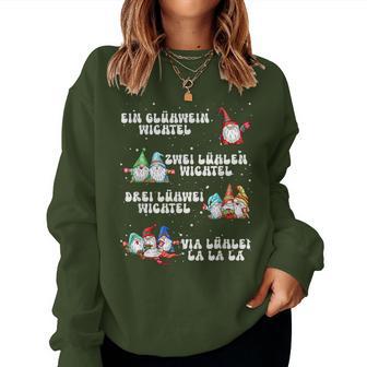 Christmas One Glowing Wine Wiggle Two Glühwin Sweatshirt Frauen - Geschenkecke