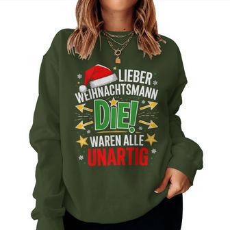 Christmas Santa Christmas Sweatshirt Frauen - Geschenkecke