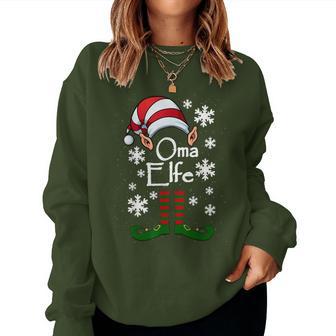 Elf Grandma Grandmother Elf Christmas Ugly Christmas Sweatshirt Frauen - Geschenkecke