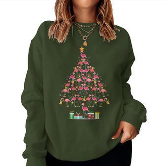 Flamingo Christmas Tree Flamingo Costume Sweatshirt Frauen - Geschenkecke