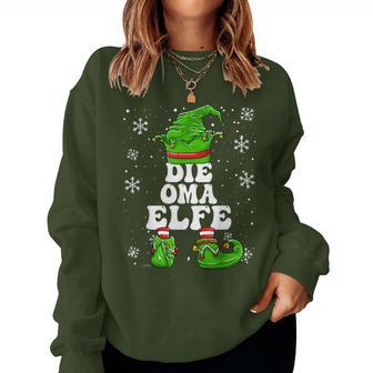 Grandma Elf Women's Grandmother Elf Christmas Sweatshirt Frauen - Geschenkecke