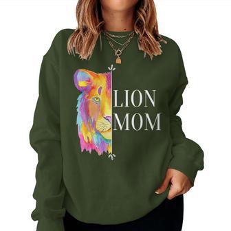 With Lion Mum Motif For Mother's Day Or Christmas Sweatshirt Frauen - Geschenkecke