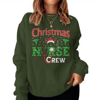 Nurse Christmas Reindeer Christmas Nurse Crew Sweatshirt Frauen - Geschenkecke