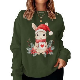 Rabbit Christmas Decoration Children Christmas Rabbit Sweatshirt Frauen - Geschenkecke