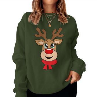 Reindeer Christmas Jumper Christmas Jumper Women's Sweatshirt Frauen - Geschenkecke