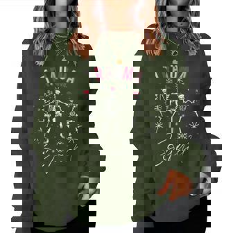 Skeleton Dancing Trauma Nurse Squad Christmas Neuro Icu Rn Women Sweatshirt - Monsterry