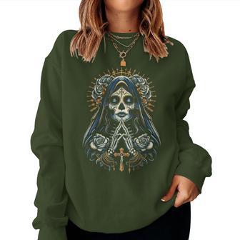 Skull Santa Muerte Christian Sweatshirt Frauen - Geschenkecke