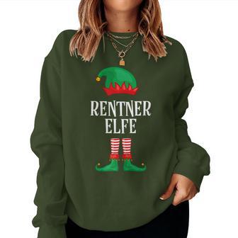 Women's Pensioner Elf Partner Look Family Outfit Christmas Sweatshirt Frauen - Geschenkecke