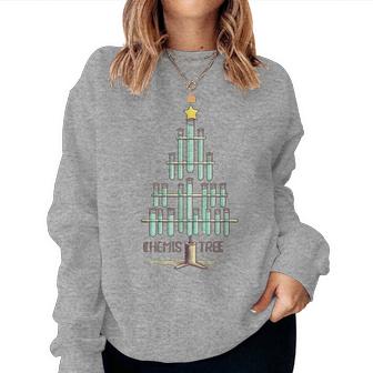 Oh Chemistree Christmas For Chemistry Teacher Chemistree Sweatshirt Frauen - Geschenkecke