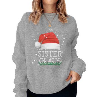 Sister Claus Family Christmas Juego De Pijamas Para Hermanas Y Es Manga Larga Sudadera Mujer - Regaloses