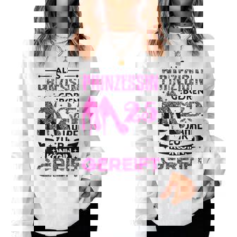 25 Geburtstag Frau 25 Jahre Frauen Party Spruch 25 Jahre Sweatshirt Frauen - Geschenkecke