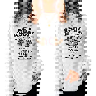 Baseball Auntie Baseball Auntie Game Day Senior Night Women Sweatshirt - Seseable