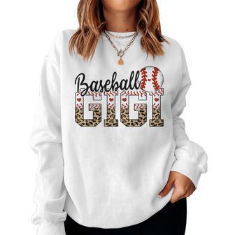 Baseball Gigi Ballpark Gigi Baseball Mom Mother's Day Women Sweatshirt - Thegiftio UK