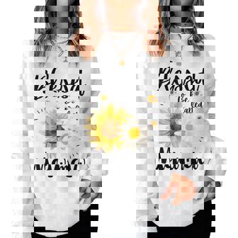 Blessed To Be Called Mawmaw Floral Cute Women Sweatshirt - Seseable