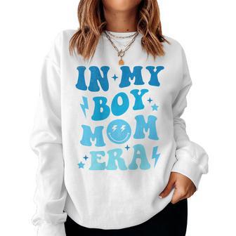 In My Boy Mom Era On Back Sweatshirt Frauen - Geschenkecke