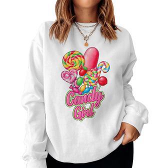 Candy And Girl Candy Lovers Cute X Carnival Costume Sweatshirt Frauen - Geschenkecke