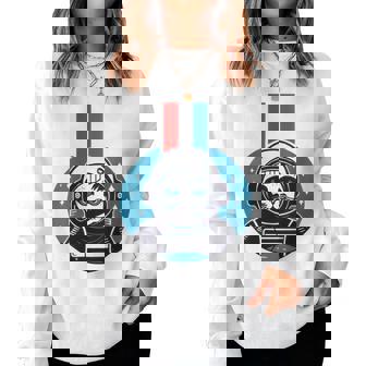 Cat Lover Retro Astronaut Sweat-shirt pour femme - Cadeauxyz