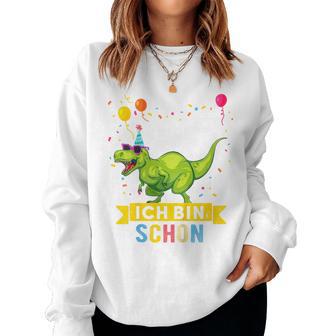 Children's 5 Years Birthday Dinosaur Boys Girls Dino Sweatshirt Frauen - Geschenkecke