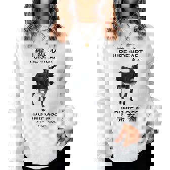 Donkey Pure Of Heart Dumb Of Ass Japanese Women Sweatshirt | Mazezy
