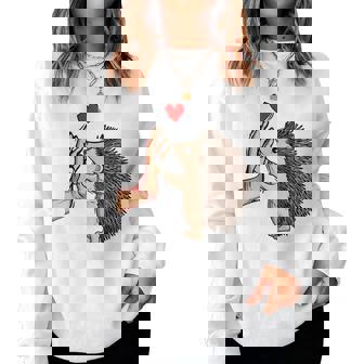 Erizo Amor Es Niños Niñas Hombres Sudadera Mujer - Regaloses