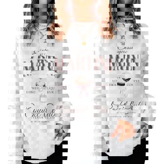 Espresso Martini Cocktail Club Social Club Coquette Women's Sweatshirt Frauen - Geschenkecke