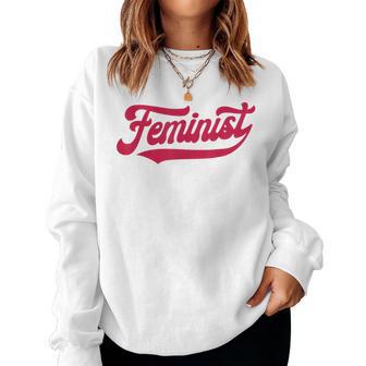 Feminist Retrointage 60S 70S Style Feminism Sweatshirt Frauen - Geschenkecke