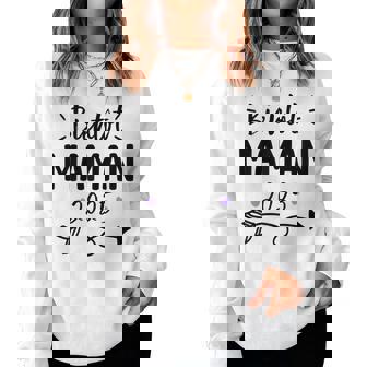 Future Maman 2025 Annonce Grossesse Bientot Maman 2025 Sweat-shirt pour femme - Cadeauxyz