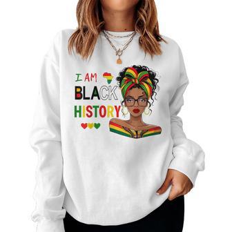 I'm Black History Month African American Girls Women Sweatshirt - Thegiftio UK