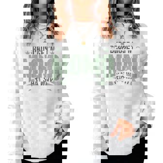 Because I'm Momo That's Why Mom Mother's Day Women Sweatshirt - Seseable