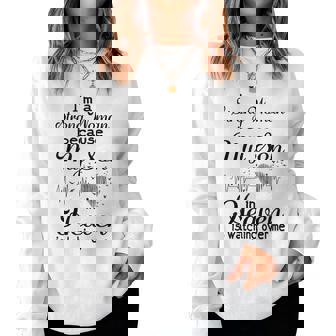 I'm A Strong Because My Son In Heaven Mother's Day Women Sweatshirt | Mazezy