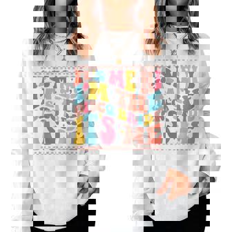 It's Me Hi I'm The Disco Bride Retro Groovy Trendy Sudadera Mujer - Regaloses