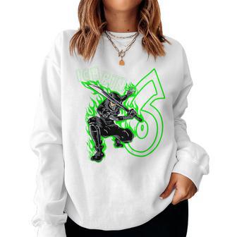 Kinder 6 Geburtstag Jungen Mädchen I Am 6 Jahre Ninja Sweatshirt Frauen - Geschenkecke