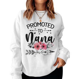 Promoted To Nana Announcement New Nana Women Sweatshirt - Thegiftio UK
