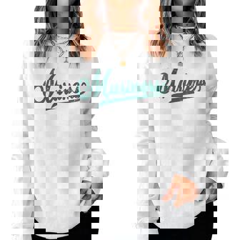 Proud Mariner Co-Workers Throwback Vintage Women Sweatshirt - Thegiftio UK