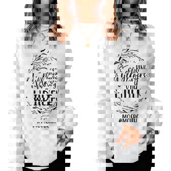 Raising Wildflowers And Wildlife Mom Life Mother's Day Women Sweatshirt - Seseable